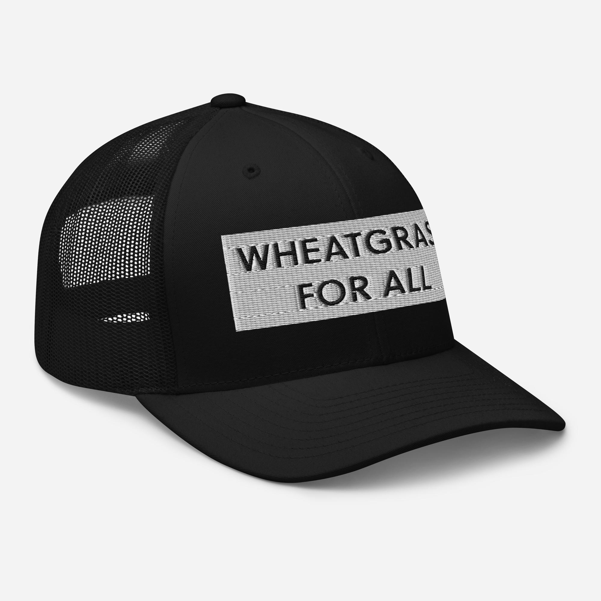 Trucker Cap - Wheatgrass For All - Black